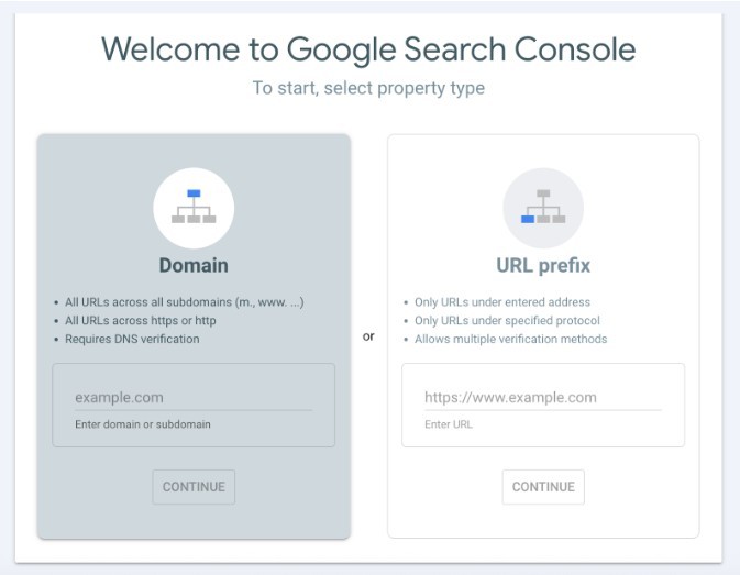 Google Search Console URL Inspection Tool showing law firm website indexing status