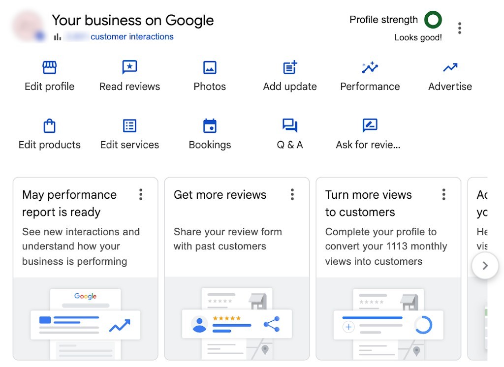 Google Business Profile law firm showing reviews and services